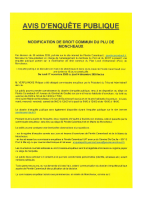 enquete publique modification droit commun plu