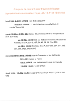 avis coupures de courant 9 10 11 et 12 février 2026